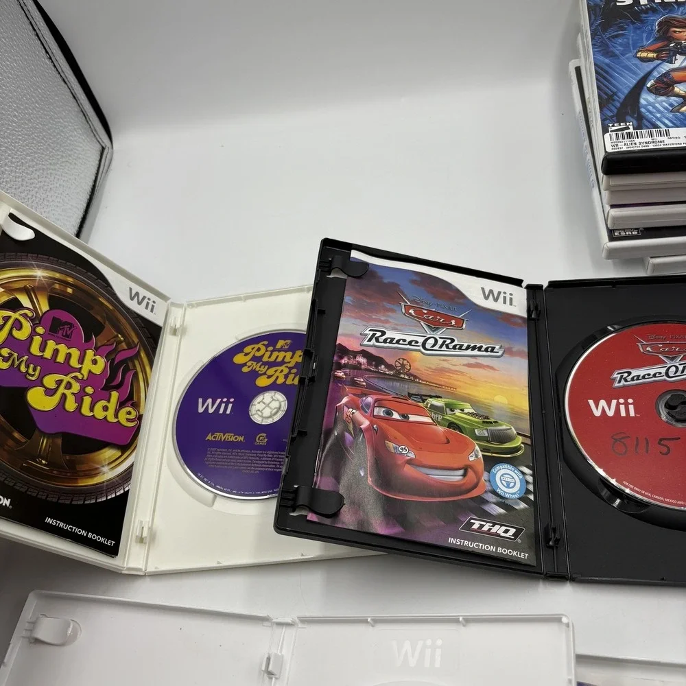 Nintendo Wii Game Lot 11‎ Speed Zumba Wipeout Cars COD Alien Syndrome Racing